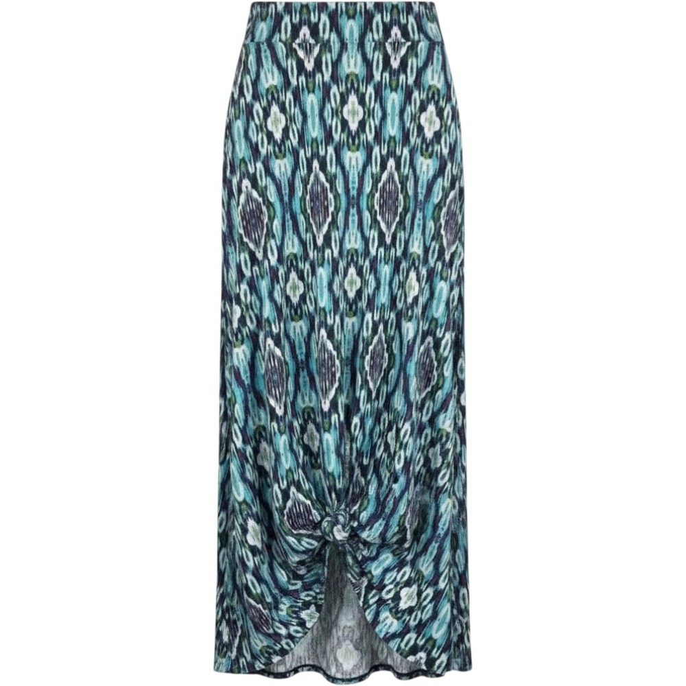 Boho Hippie Batik Maxi Skirt in blues, white, purple 22W/24W Flowy Summer Wear